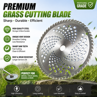 Lame de scie circulaire pour débroussailleuse, lame de coupe pour tondeuse à gazon, pièces de rechange pour outils de jardin - Vente chaude