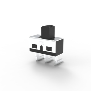Interruptor Deslizante SPDT de Ángulo Recto XKB Connection SS-12D06G5, 3A 125V, 12.95x6.6mm, Actuador Negro, ROHS - Product Image 3