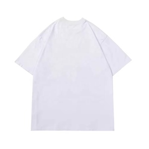 OEM 300 Gsm 100% Tissu en coton biologique pour graphique unisexe/T Men Hip Hop T-shirts surdimensionnés - Product Image 6