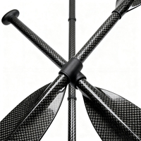 Pagaie de kayak en fibre de carbone hautement élastique, ultra-légère, imperméable, résistante à la corrosion, certifiée CE