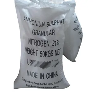 Nitrater Fertilizer Ammonium Sulfate CrystalまたはGranular White Sulphate Ammoni農業グレード