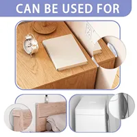 Butoir de porte en silicone, pare-chocs de poignée de porte, 6 pièces, protecteur mural rond en caoutchouc transparent pour bouton de porte