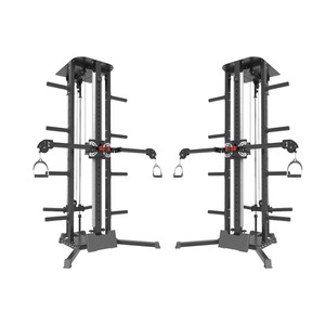 Équipement de gymnastique réglable de haut en bas de fonction croisée double système de <span class=keywords><strong>poulie</strong></span> réglable - Product Image 3