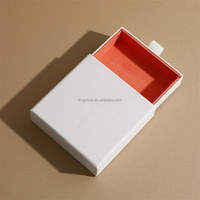 Boîte de rangement pour bijoux de luxe de haute qualité 9,5*9,5*2,5 cm, boîte à tiroir avec doublure en velours, carton, bracelet, bracelet, boîtes de rangement