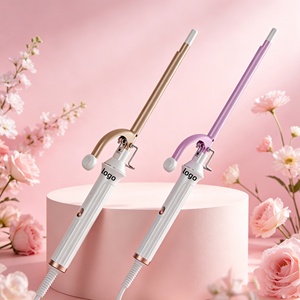 <span class=keywords><strong>Fer</strong></span> à boucler PTC en aluminium 9 mm, portable et à chauffage rapide, unisexe, tendance, pour des boucles fines et élégantes – Vente chaude - Product Image 1