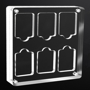 Popular Caja de Exhibición de Acrílico Transparente Personalizada con Fácil Montaje para Uso en Escritorio, para Tarjetas Coleccionables, Tarjetas Deportivas y Exhibición de Colecciones - Product Image 3