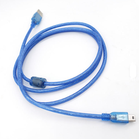 Nuevo Producto al por Mayor, Cable Transparente Azul, Cobre Puro, Carga Rápida, Micrófono para MP3, MP4, Computadora e Instrumentos Musicales