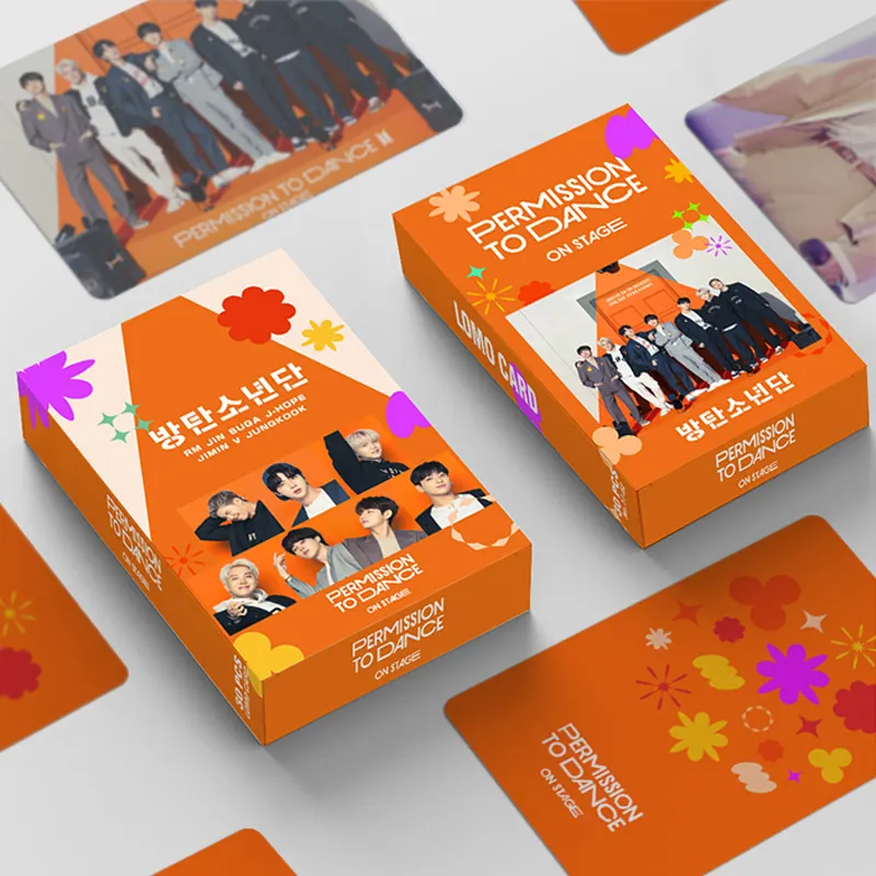 2022 nuovo Kpop ENHYPEN Bangtan Boys Album Lomo Card 30 pz/set Photocards burro permesso di ballare Photo Card Lomo