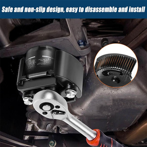 Orion Motor Tech 2 Piezas Herramienta para Extraer Filtros de Aceite, Llave Ajustable para Filtros de Aceite de 60-80 mm y 80-105 mm - Product Image 3