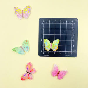 إكسسوارات راتنجية شفافة على شكل فراشات ملونة، مواد لتزيين مشابك الشعر والأحذية وسلاسل المفاتيح والثلاجات - Product Image 2