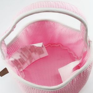 Panier de <span class=keywords><strong>Pâques</strong></span> miniature CH <span class=keywords><strong>Deco</strong></span> 102, gingham, seersucker, paniers de <span class=keywords><strong>Pâques</strong></span> pour tout-petits - Product Image 3