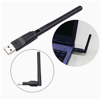Adaptador de Red Inalámbrico USB Externo Mini, Dongle WiFi Portátil para PC, Laptop, Decodificador, 150Mbps, en Stock