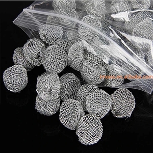Prezzo di fabbrica filtro a sfera di tabacco 13-20mm maglia combustione cavo tubo di fumo metallo promuovere la combustione supporto rete di fumo gadget - Product Image 5