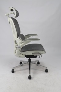 Chaise de <span class=keywords><strong>bureau</strong></span> ergonomique de luxe à dossier haut avec support lombaire réglable en gros réglable d'usine de conception d'ascenseur moderne - Product Image 3