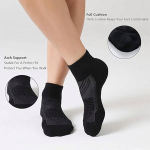 Quarter Custom <b>Running</b> <b>Socks</b> Towel Bottom Cushion Sport <b>Socks</b> - Product Image 4