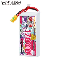 Batterie LiPo RC GNB GAONENG 4S 17000mAh 17AH 15.2V 80C XT90S HV LiHV Haute Tension pour Drones FPV Grande Échelle, Hélicoptères, Voitures et Bateaux RC