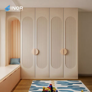 Armario de Madera Maciza Montado en la Pared, Gabinete Flotante de Madera, Ahorro de Espacio, Almacenamiento Impermeable para Dormitorio Moderno - Product Image 4