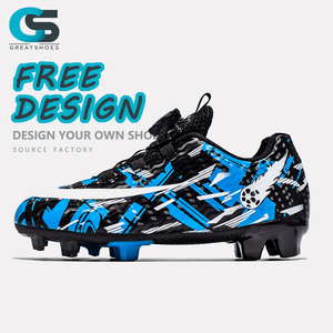 <span class=keywords><strong>Scarpe</strong></span> da calcio per ragazzi Outdoor, <span class=keywords><strong>scarpe</strong></span> da calcio Anti-Slip <span class=keywords><strong>blu</strong></span> per bambini taglia 30, <span class=keywords><strong>scarpe</strong></span> da calcio pazzesco veloce - Product Image 1