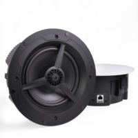Haut-parleur encastrable au plafond CS-2 WiFi BT 5.4 60W, AirPlay Multiroom, DLNA, amplificateur domestique, haut-parleurs de plafond avec entrée AUX LAN USB