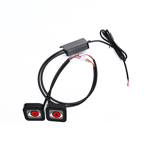 LKT Cross-Border Multi-Mode LED Demon Eye Espejo retrovisor Modificación Vehículos eléctricos Sistema de luz Sistema de iluminación de motocicleta - Product Image 1