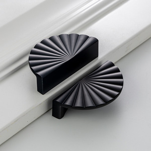 Modern Minimalist Cabinet <b>Door</b> Handles Round Zinc Alloy Gold Black Durable Furniture <b>Knobs</b> - Product Image 4
