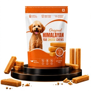Friandises à mâcher pour chiens au Yak de l'Himalaya bio, artisanales, naturelles, molles, riches en protéines, sans céréales, pour la santé des articulations et des dents, taille personnalisée - Product Image 1