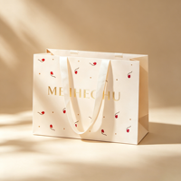 Sacs en papier d'art écologiques haut de gamme personnalisés, recyclables, avec laminage mat et doublure en éponge pour sacs à main pour femmes - Emballage cadeau