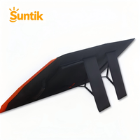 Panneau solaire pliable Suntik 60W monocristallin en silicium 182mm pour le camping, efficacité 23%, noir, léger, étanche IP67, extérieur