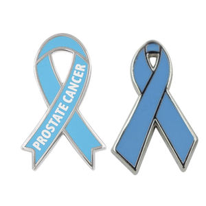Épingle de sensibilisation au ruban noir avec logo personnalisé Épinglettes personnalisées en émail pour cadeau de sensibilisation aux survivants du <span class=keywords><strong>cancer</strong></span> Épingles pour le <span class=keywords><strong>cancer</strong></span> de la <span class=keywords><strong>prostate</strong></span> - Product Image 1