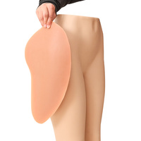 Almohadillas de silicona sexys para cadera, realzador de entrepierna, levantador de glúteos, moldeador de cadera, almohadilla extraíble para realzar el trasero para mujer