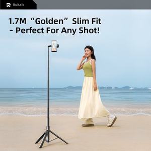 Trípode Telescópico para Selfies de Aluminio de 1700 mm, Soporte Plegable y Portátil para Teléfono - Product Image 4