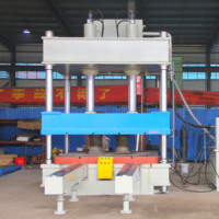 Prensa Hidráulica Industrial de Cuatro Columnas de 200 Toneladas con PLC, 380V/220V, para Estampado, Doblado, Grabado y Moldeado de Chapa Metálica