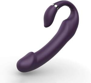 Pieghevole magnetico USB ricarica impermeabile G Spot massaggiatore grande <span class=keywords><strong>Dildo</strong></span> vibratore doppio stimolare il piacere del sesso reale per le donne - Product Image 4