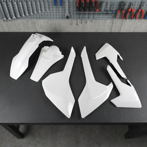Husqvarna TE 300 2017-Kit di plastica 2019 bianco 041 accessori moto - Product Image 3
