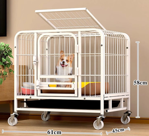 USMILEPET yeni varış sıcak satış üreticisi Pet kafesleri kapalı kullanım için kafesleri köpekler için demir köpek kafesi büyük köpek için - Product Image 5