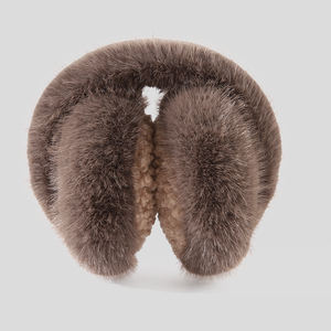 安い冬暖かい屋外ファッション女の子フェイクファーイヤーマフ - Product Image 2