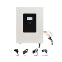 Station de recharge rapide DC intelligente pour véhicules électriques 40kW 60kW 80kW, double connecteur CCS2 CCS1 GBT NACS, avec prise en charge OCPP 1.6J, support OEM/ODM