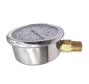 Conectores de Alta Precisão para Manômetro de Pressão Hidráulica para Máquinas Agrícolas em Aço Inoxidável 304 para Faixa de 0-100psi/kpa 1 Ano - Product Image 2
