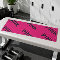 Serviette de sport rafraîchissante en microfibre Ice Cool, tricotée, légère, avec logo personnalisé, pour la gym, le yoga et les activités sportives