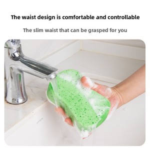 Zenidoo Éponge de Douche Carrée Moderne 1 pièce, Éponge de Bain Douce pour le Corps, Masseur Corporel pour Enfants et Bébés - Product Image 5