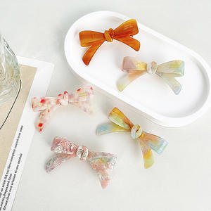 Horquilla para el pelo con diseño de lazo de ácido acético, estilo coreano, para flequillo y <span class=keywords><strong>cabello</strong></span> suelto, para <span class=keywords><strong>mujer</strong></span>, con temperamento elegante y moderno - Product Image 2