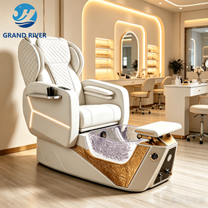 Silla de Pedicura Personalizada al por Mayor <span class=keywords><strong>con</strong></span> <span class=keywords><strong>Masaje</strong></span>, Silla de Pedicura de Lujo para Salón de Belleza, Silla de Manicura y Pedicura <span class=keywords><strong>con</strong></span> Luces - Product Image 1