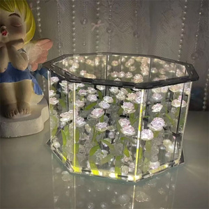 Tiktok Venta caliente Dormitorio Decoración Cúpula <span class=keywords><strong>Led</strong></span> Flor De Cristal Lampara De <span class=keywords><strong>Tulipan</strong></span> para Regalo - Product Image 5