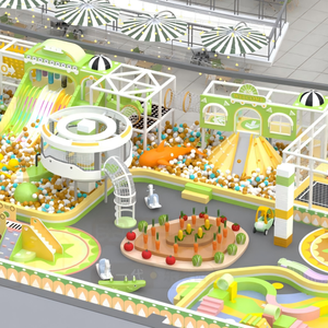 Aire de jeux pour enfants douce et fraîche de style pastoral, <span class=keywords><strong>château</strong></span> commercial pour enfants (thème fruits-légumes), certifiée sûre, ferme simulée pour - Product Image 2