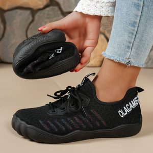 <span class=keywords><strong>Scarpe</strong></span> da Corsa Casual da Donna Nuove Arrivate Estive, Leggere e Traspiranti con Tomaia in Mesh, Allacciate, Antiscivolo, con Suola Morbida, <span class=keywords><strong>Scarpe</strong></span> Sportive - Product Image 2