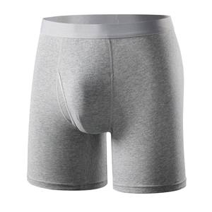 कारखाने कस्टम उच्च गुणवत्ता वाले प्राकृतिक कपास लंबे अंडरवियर आरामदायक खेल पुरुषों के मुक्केबाजों की दूरियों कस्टम ब्रांड लोगो - Product Image 2