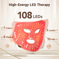 Masque de luminothérapie LED pour le visage et le cou EYCO Silicone 415NM 850NM 630NM
