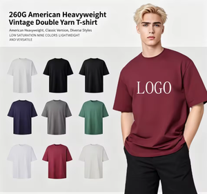 T-shirt en coton surdimensionné pour homme Meckmanly, manches courtes, col rond, jersey décontracté, tricoté, uni, coupe ample, respirant, dos en maille - Product Image 1