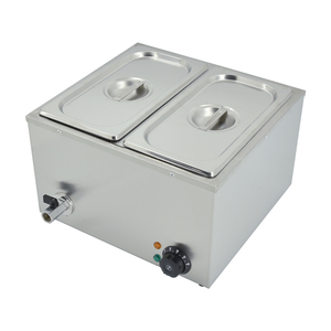 In acciaio inox elettrico Bain Marie Chocolate Pot Buffet controllo temperatura zuppa cibo più caldo bagnomaria acqua bagnomaria - Product Image 1