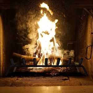 Panier de <span class=keywords><strong>cheminée</strong></span> en <span class=keywords><strong>fonte</strong></span> noire, pour bois de chauffage - Product Image 3